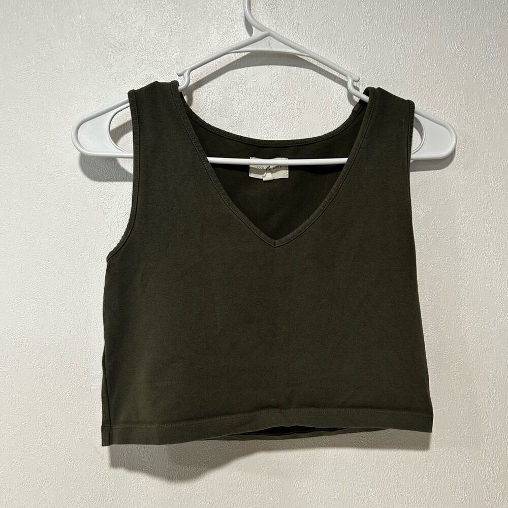 Lou gray crop tank size small